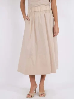 Outlet Yara Poplin Skirt Nederdele