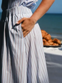 Sale Yara Stripe Long Skirt 165286 Nederdele