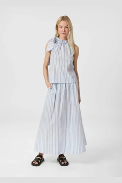 Sale Yara Stripe Long Skirt 165286 Nederdele