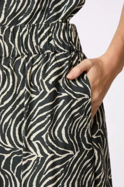 Neo Noir Nederdele<Yara Zebra Long Skirt 164709