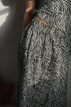 Neo Noir Nederdele<Yara Zebra Long Skirt 164709