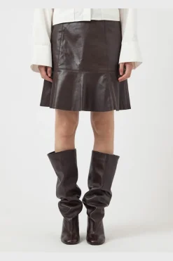YAS Nederdele<colly Naplon Leather Skirt
