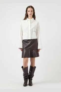 YAS Nederdele<colly Naplon Leather Skirt