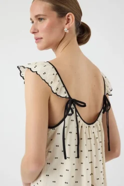 Hot dobby Sl Ankle Dress Kjoler