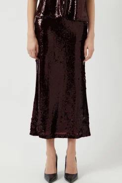 YAS Nederdele<royalina Hmw Sequin Ankle Skirt -Show