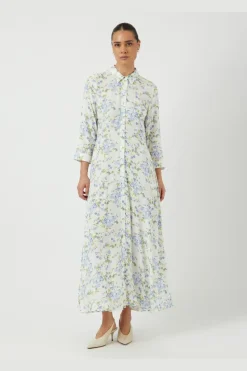 Clearance savanna Long Shirt Dress Kjoler|Ammevenligt Tøj