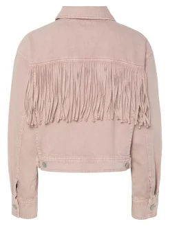 YAS Overtøj & Jakker<sun Ls Crop Denim Jacket Fest