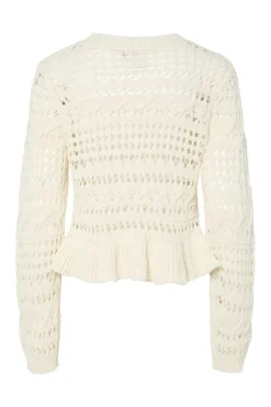 YAS Bluser & Skjorter|Strik<tucca Ls Short Knit Pullover