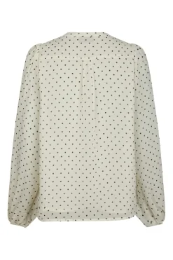 New Yrima Dot Blouse 166076 Bluser & Skjorter|Ammevenligt Tøj