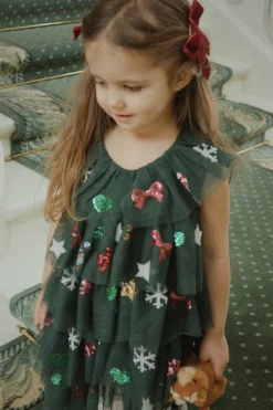 Discount Yvonne Christmas Dress Ks104469 Børn Kjoler