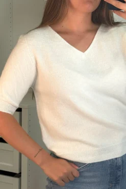 Discount Zara Strikbluse Strik|Bluser & Skjorter