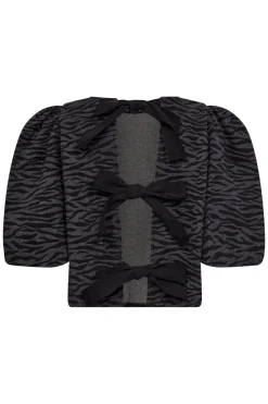 Hot Zebracc Bow Blouse 35586 Bluser & Skjorter|Ammevenligt Tøj