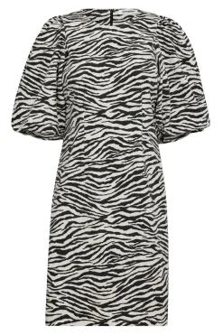 Co´Couture Kjoler<Zioncc Zebra Crop Puff Dress 36396